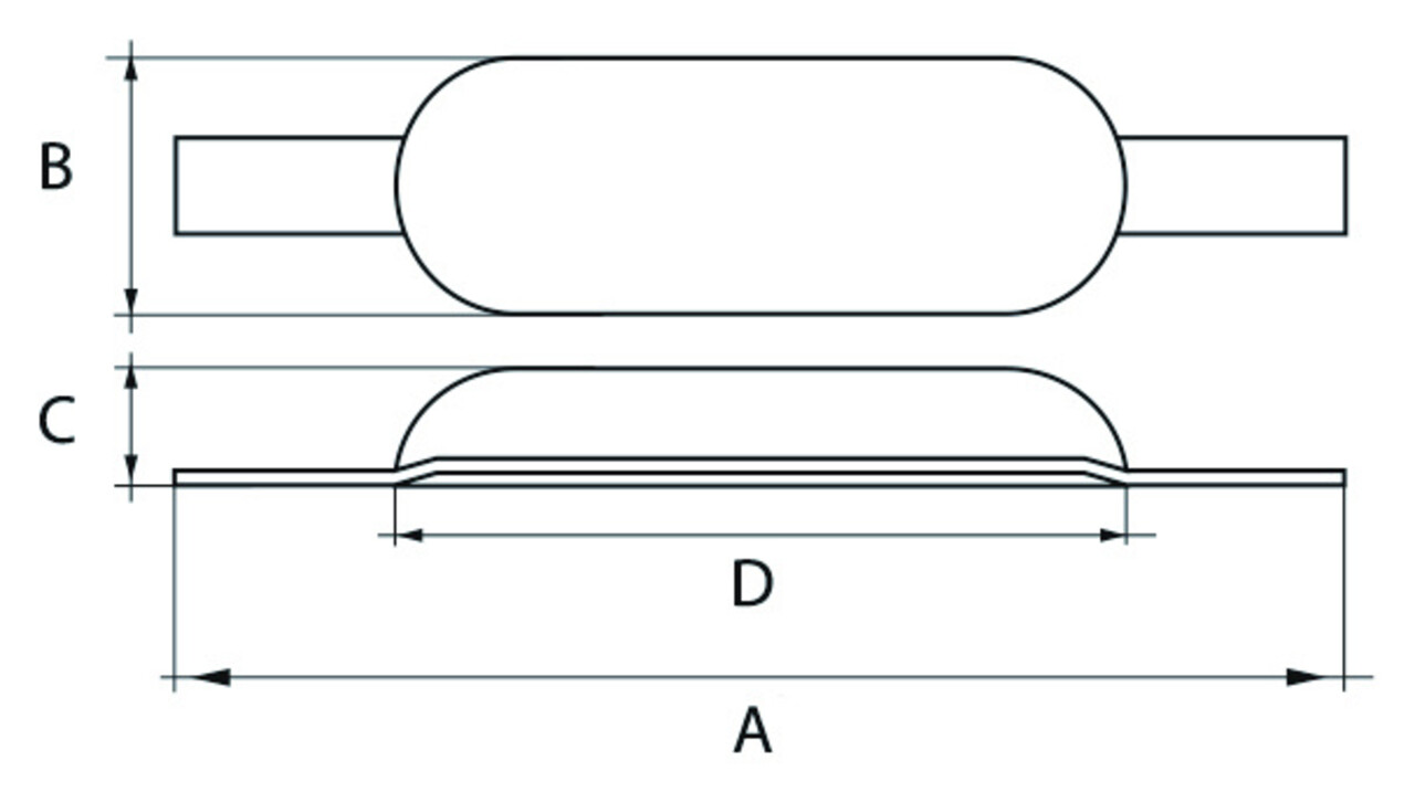 Talamex Talamex - Zink Romp Anode - Met Lasstrip Talamex Talamex - Zink Romp Anode - Met Lasstrip