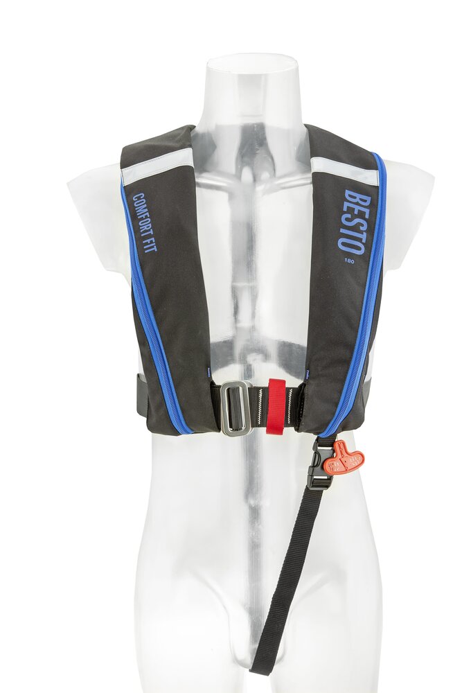 Besto Besto - Automatisch Reddingsvest - 180N - Comfort Fit - Blauw Besto Besto - Automatisch Reddingsvest - 180N - Comfort Fit - Blauw
