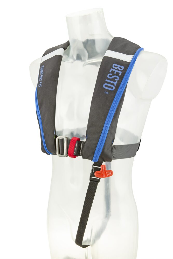 Besto Besto - Automatisch Reddingsvest - 180N - Comfort Fit - Blauw Besto Besto - Automatisch Reddingsvest - 180N - Comfort Fit - Blauw