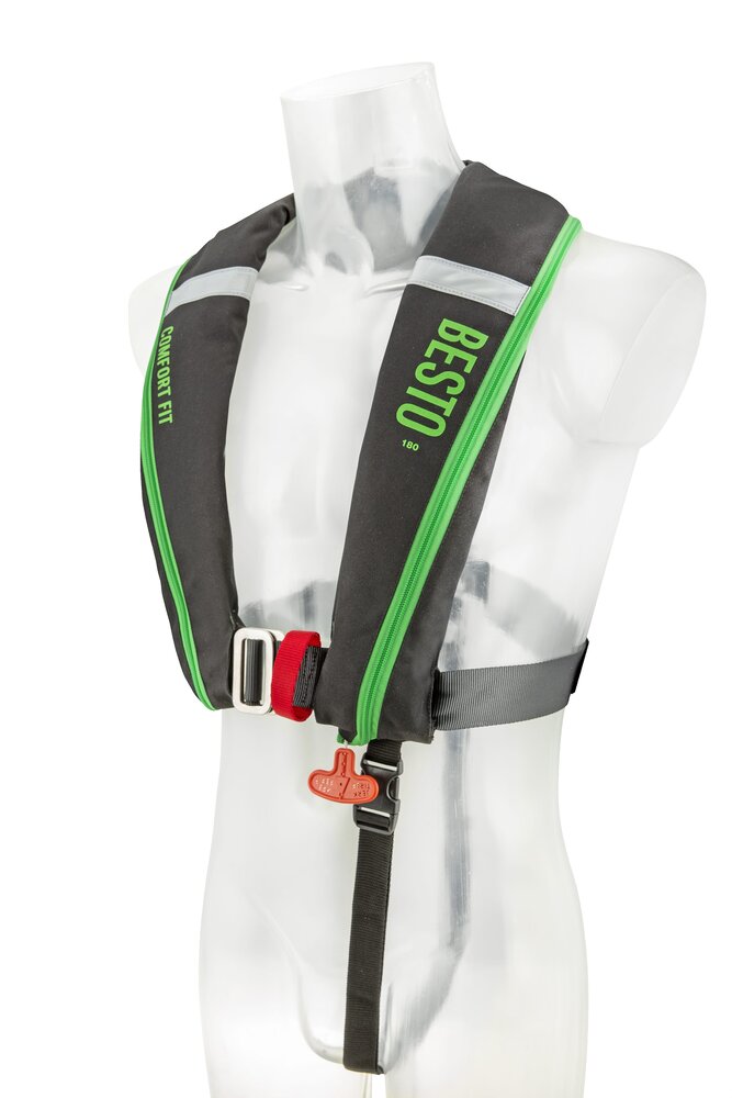 Besto Besto - Automatisch Reddingsvest - 180N - Comfort Fit - Groen Besto Besto - Automatisch Reddingsvest - 180N - Comfort Fit - Groen