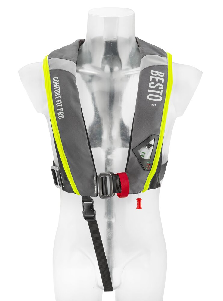 Besto Besto - Automatisch Reddingsvest - 220N - Comfort Fit Pro - Geel Besto Besto - Automatisch Reddingsvest - 220N - Comfort Fit Pro - Geel