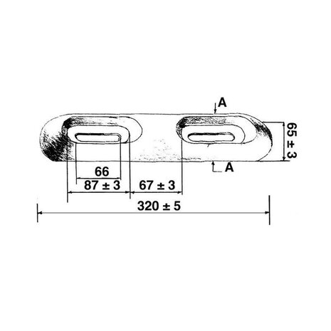 Talamex Talamex - Zink Romp Anode - Opschroefbaar - 2,4 KG Talamex Talamex - Zink Romp Anode - Opschroefbaar - 2,4 KG