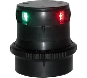 Aqua signal Aqua Signal - AS34 - LED Driekleuren Lantaarn - Zwart Aqua signal Aqua Signal - AS34 - LED Driekleuren Lantaarn - Zwart