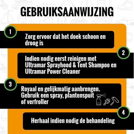 Ultramar Ultramar -	 Impregneermiddel voor katoen: Canvas & Cotton Protector - 5L Ultramar Ultramar -	 Impregneermiddel voor katoen: Canvas & Cotton Protector - 5L