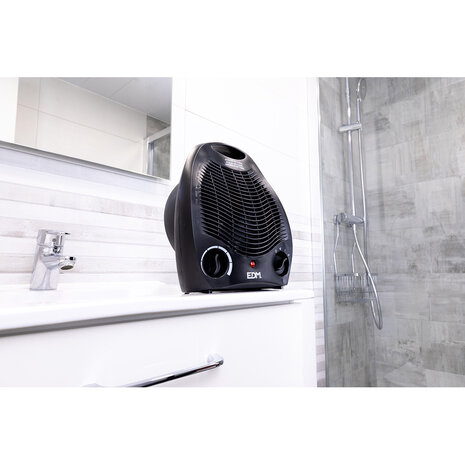 EDM EDM - Ventilatorkachel - 2000 Watt - Zwart -  07220