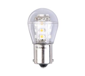 Talamex Talamex - Ledlamp - 1.6W - 10-30V - 2700K - 140 lm - BA15s Talamex Talamex - Ledlamp - 1.6W - 10-30V - 2700K - 140 lm - BA15s