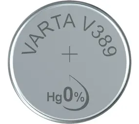 GP Varta Horloge batterij V389 - 1 knoopcel GP Varta Horloge batterij V389 - 1 knoopcel
