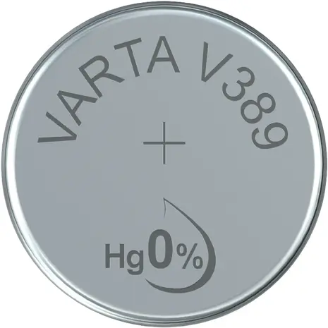 GP Varta Horloge batterij V389 - 1 knoopcel GP Varta Horloge batterij V389 - 1 knoopcel