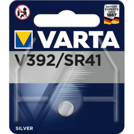 Varta Varta Horloge batterij V392 - 1 knoopcel Varta Varta Horloge batterij V392 - 1 knoopcel