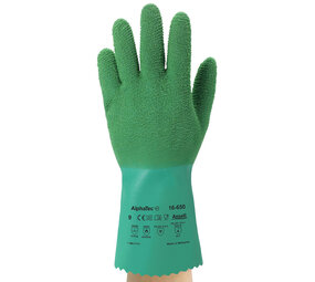 Alphatec Alphatec 16-650 - Werkhandschoen - Groen Alphatec Alphatec 16-650 - Werkhandschoen - Groen