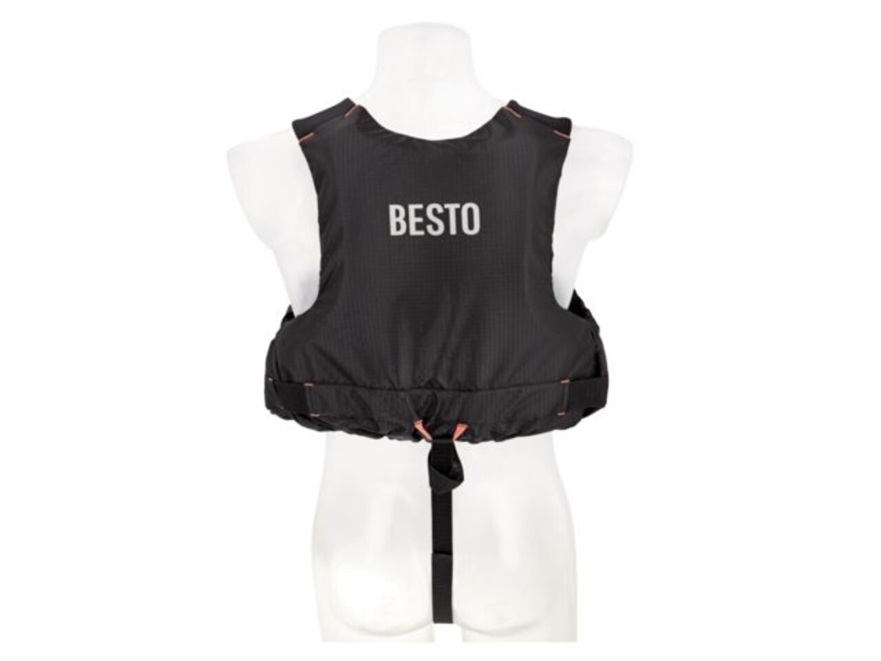 Besto Besto Sailor - Zeilvest - 50N - Ripstop Nylon - Zwart/Rood