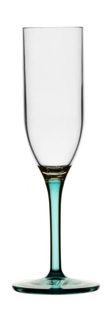Marine Business Marine Business - Ecozen Champagneglas - Kunststof - 170 ml - Turquoise Voet Marine Business Marine Business - Ecozen Champagneglas - Kunststof - 170 ml - Turquoise Voet