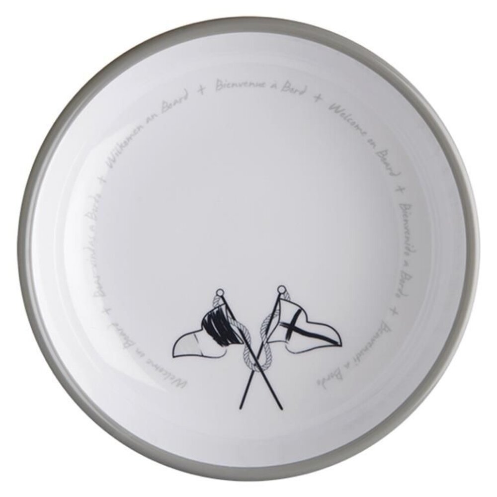 Marine Business Marine Business - Welcome on Board Diep Bord - Melamine - Ø18cm Marine Business Marine Business - Welcome on Board Diep Bord - Melamine - Ø18cm