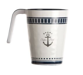 Marine Business Marine Business – Sailor Soul Mok – Melamine - 10,5 cm – Stapelbaar Marine Business Marine Business – Sailor Soul Mok – Melamine - 10,5 cm – Stapelbaar