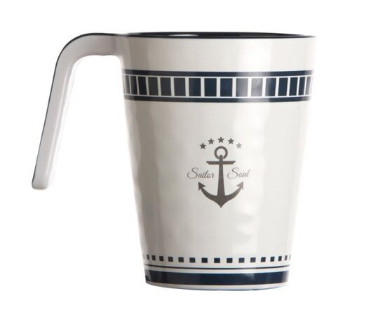 Marine Business Marine Business – Sailor Soul Mok – Melamine - 10,5 cm – Stapelbaar Marine Business Marine Business – Sailor Soul Mok – Melamine - 10,5 cm – Stapelbaar