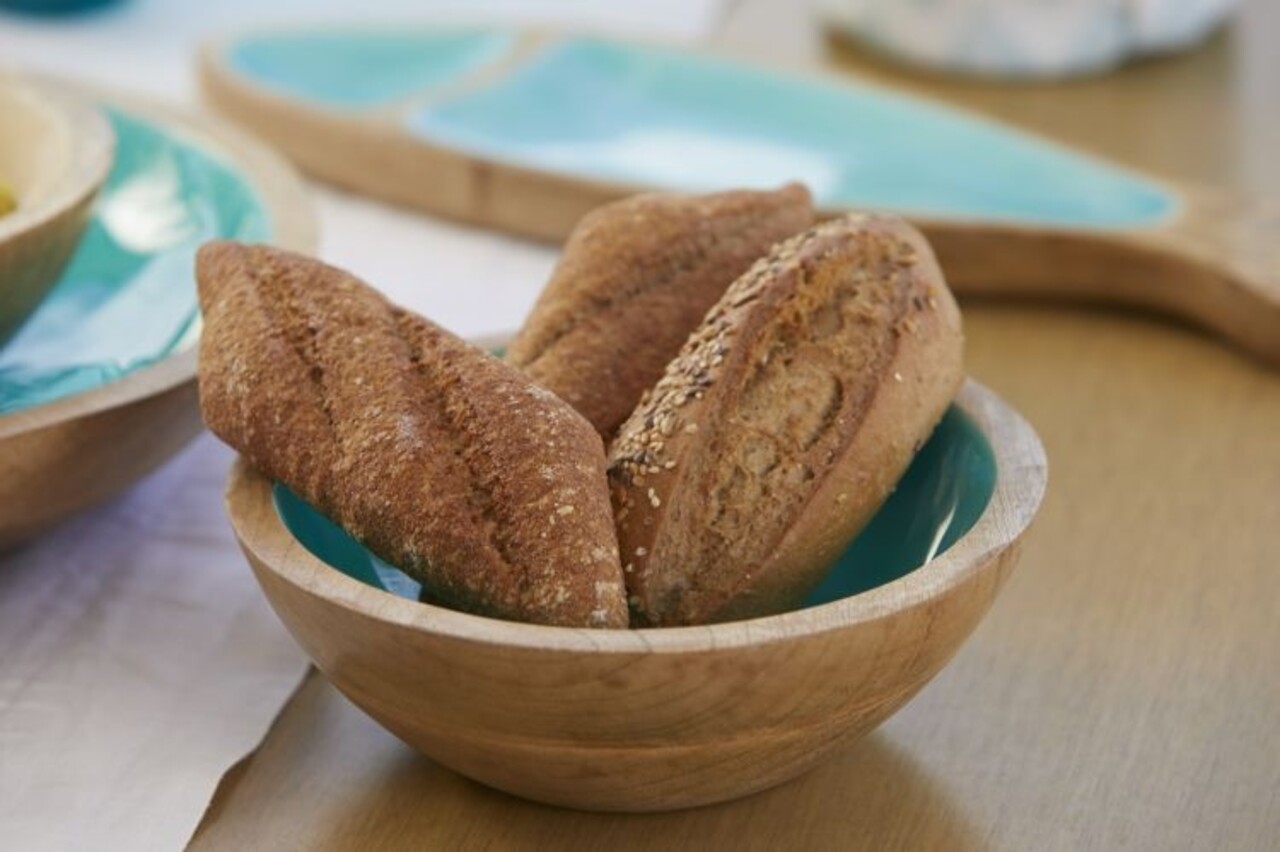 Marine Business Marine Business – Set van 2 Mangohouten Kommen – Acqua & Wit Marine Business Marine Business – Set van 2 Mangohouten Kommen – Acqua & Wit