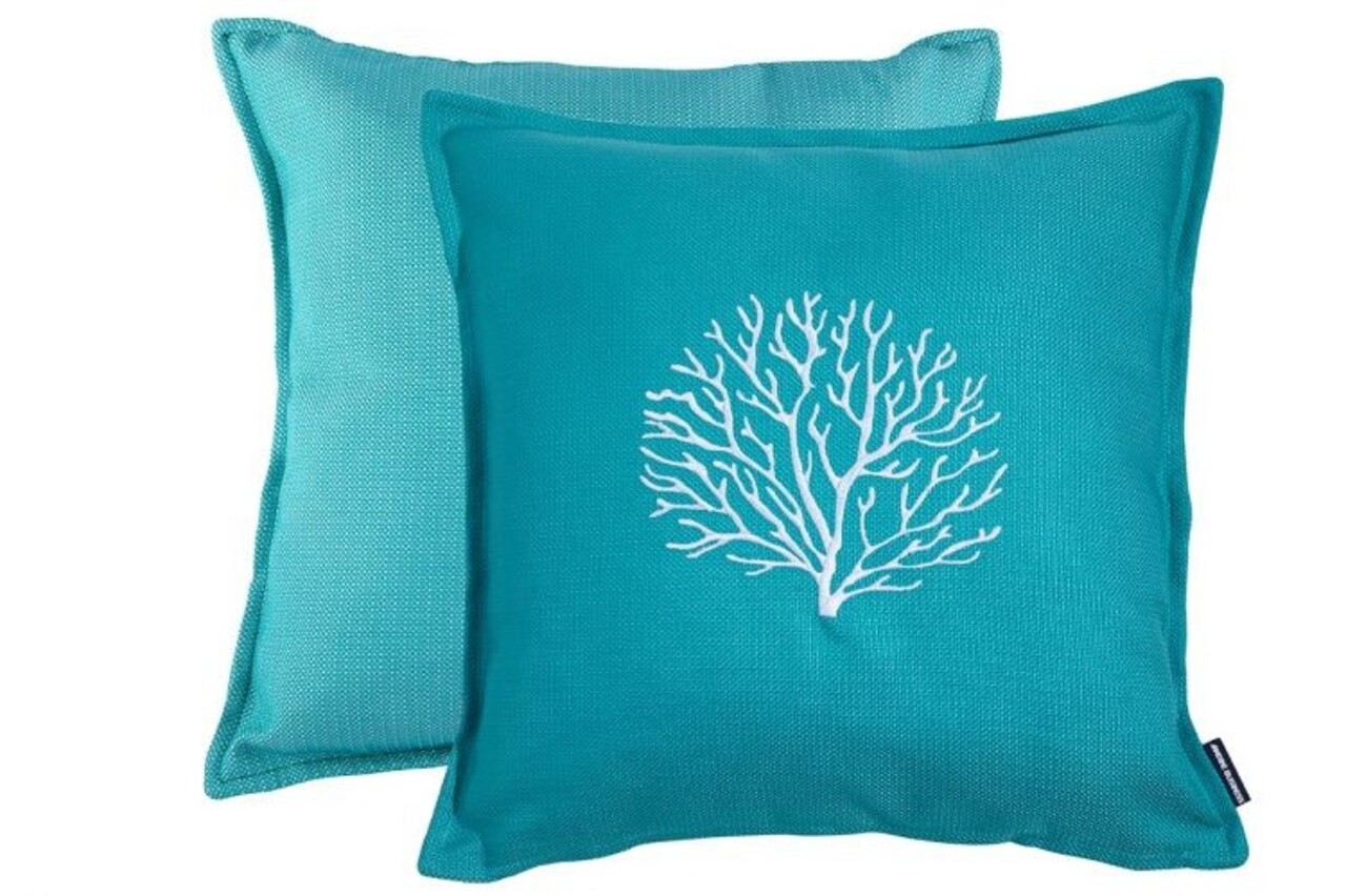 Marine Business Marine Business – Aruba Waterproof Kussenset (2 Stuks) Turquoise – 45x45cm Marine Business Marine Business – Aruba Waterproof Kussenset (2 Stuks) Turquoise – 45x45cm