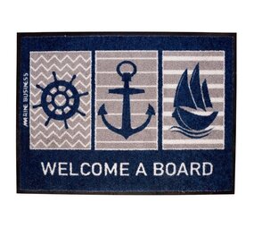 Marine Business Marine Business – Antislip Deurmat Welcome – Blauw Marine Business Marine Business – Antislip Deurmat Welcome – Blauw