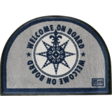 Marine Business Marine Business – Antislip Deurmat - Welcome on Board Round – Blauw Marine Business Marine Business – Antislip Deurmat - Welcome on Board Round – Blauw