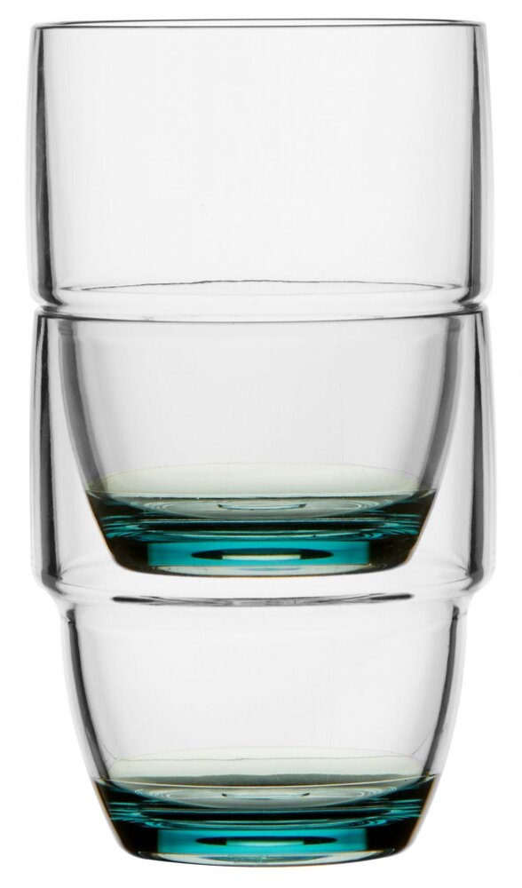 Marine Business Marine Business - Opstabelbaar Waterglas - Kunststof - 280 ml - Turquoise Onderkant Marine Business Marine Business - Opstabelbaar Waterglas - Kunststof - 280 ml - Turquoise Onderkant