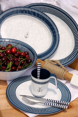 Marine Business Marine Business – Sailor Soul Mok – Melamine - 10,5 cm – Stapelbaar Marine Business Marine Business – Sailor Soul Mok – Melamine - 10,5 cm – Stapelbaar