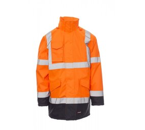 Payper Payper - Yard - Parka met Reflectie - Fluor Oranje/Marineblauw Payper Payper - Yard - Parka met Reflectie - Fluor Oranje/Marineblauw