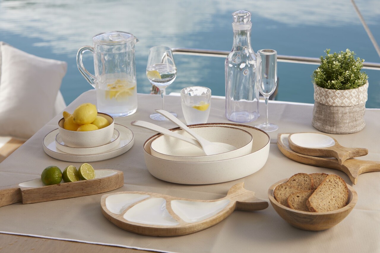 Marine Business Marine Business – Set Serveerschalen in Visvorm – Mangohout – 2 stuks Marine Business Marine Business – Set Serveerschalen in Visvorm – Mangohout – 2 stuks