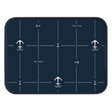 Marine Business Marine Business - Sailor Soul Dienblad - Melamine - Blauw - 40x30cm Marine Business Marine Business - Sailor Soul Dienblad - Melamine - Blauw - 40x30cm