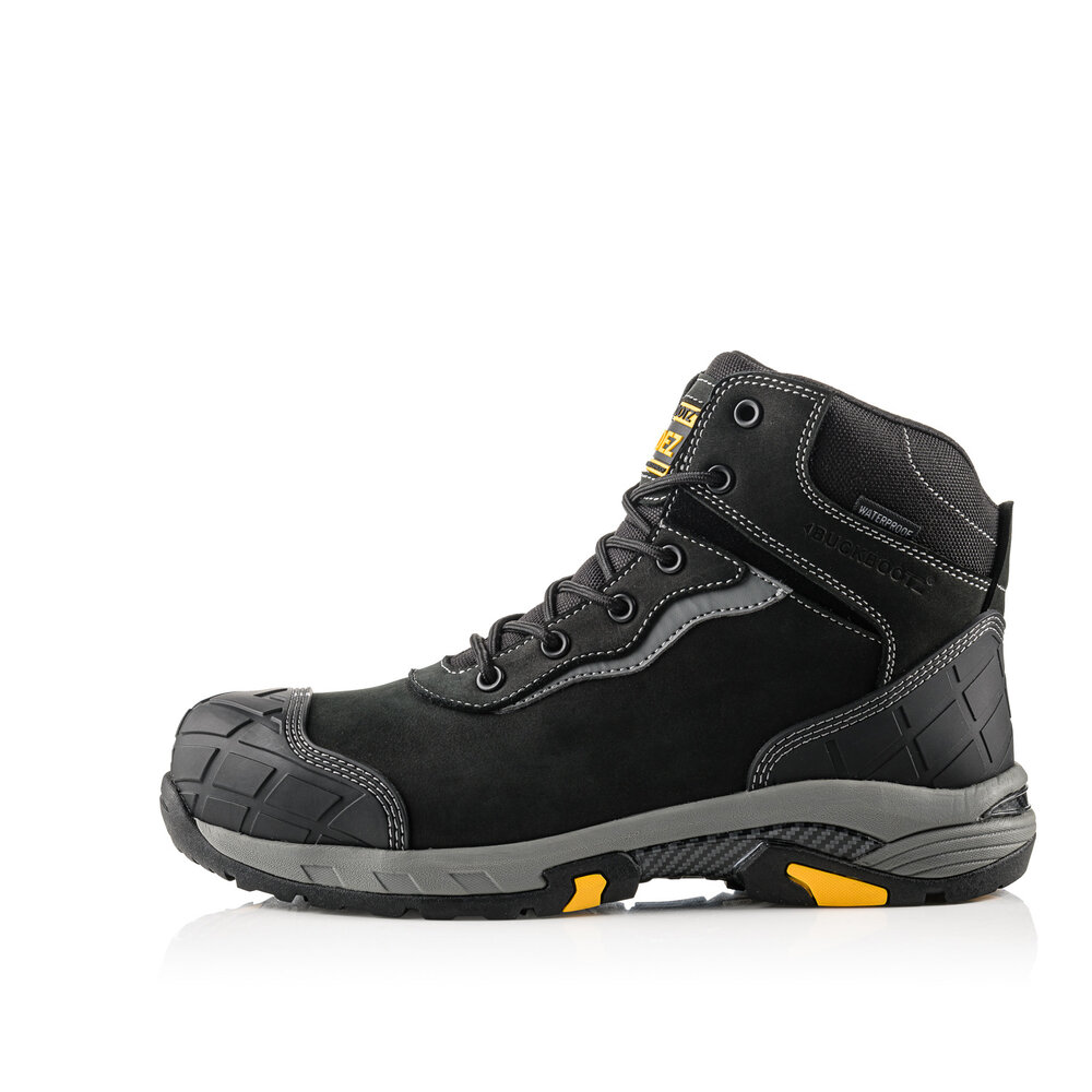 Buckler Boots Buckbootz Tradez Blitz - Hoog - Zwart - S7S/SC/FO/SR/WR/ESD - Metaalvrij - Waterdicht Buckler Boots Buckbootz Tradez Blitz - Hoog - Zwart - S7S/SC/FO/SR/WR/ESD - Metaalvrij - Waterdicht