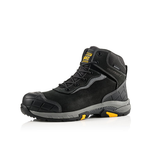 Buckler Boots Buckbootz Tradez Blitz - Hoog - Zwart - S7S/SC/FO/SR/WR/ESD - Metaalvrij - Waterdicht Buckler Boots Buckbootz Tradez Blitz - Hoog - Zwart - S7S/SC/FO/SR/WR/ESD - Metaalvrij - Waterdicht