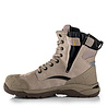 Buckler Boots Buckbootz Tradez Blast - Hoge Veterschoen met Rits - S7S - Waterdicht - Metaalvrij - Stone Buckler Boots Buckbootz Tradez Blast - Hoge Veterschoen met Rits - S7S - Waterdicht - Metaalvrij - Stone
