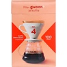 gwoon G'WOON - Koffiefilterzakjes - Bruin - Nr. 4 - 80 Stuks gwoon G'WOON - Koffiefilterzakjes - Bruin - Nr. 4 - 80 Stuks