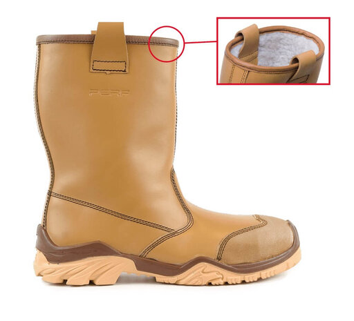 Perf Beaufort - Veiligheidslaars - S3 - Gevoerd - Bruin Perf Beaufort - Veiligheidslaars - S3 - Gevoerd - Bruin