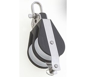 Seilflechter Seilflechter - Kunststof Tweeschijfsblok - Kogellager  - Ø 12 mm Seilflechter Seilflechter - Kunststof Tweeschijfsblok - Kogellager  - Ø 12 mm