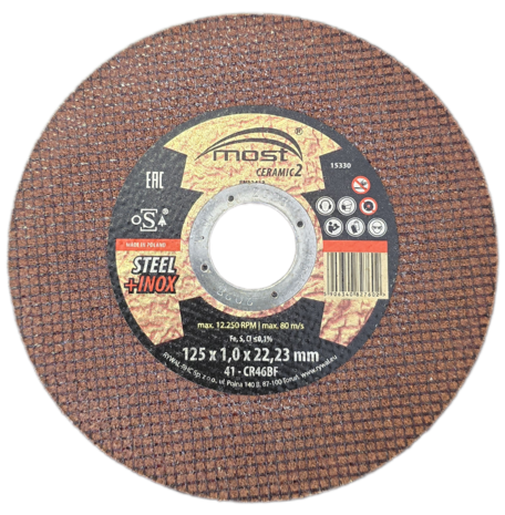 MOST Most Doorslijpschijf Ceramic 125 x 1mm