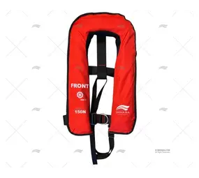 Imnasa Imnasa - Automatisch Reddingsvest 150N SOLAS - Met Harnas - Rood Imnasa Imnasa - Automatisch Reddingsvest 150N SOLAS - Met Harnas - Rood