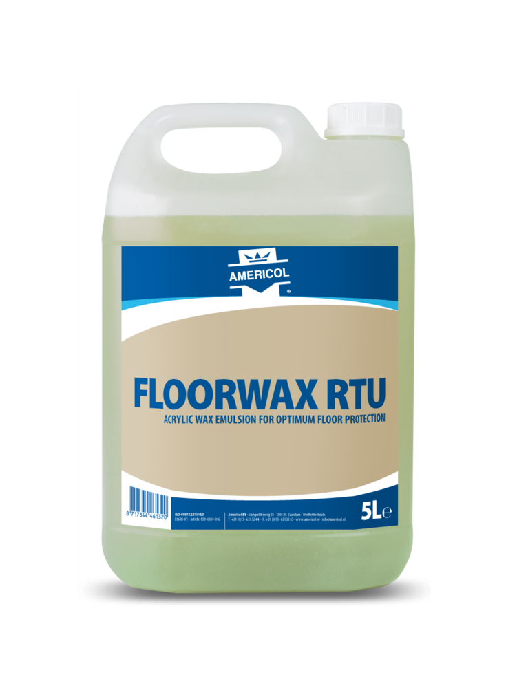 Americol Americol - Floor Wax RTU - Opwrijfbare Was - 5L - Voor Harde Vloeren