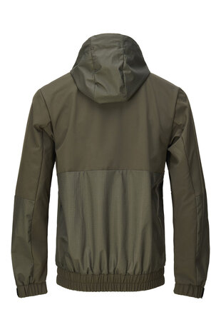 Nordberg Nordberg Nico - Softshell Zomerjas - Heren Jas - Army Groen - Lichtgewicht