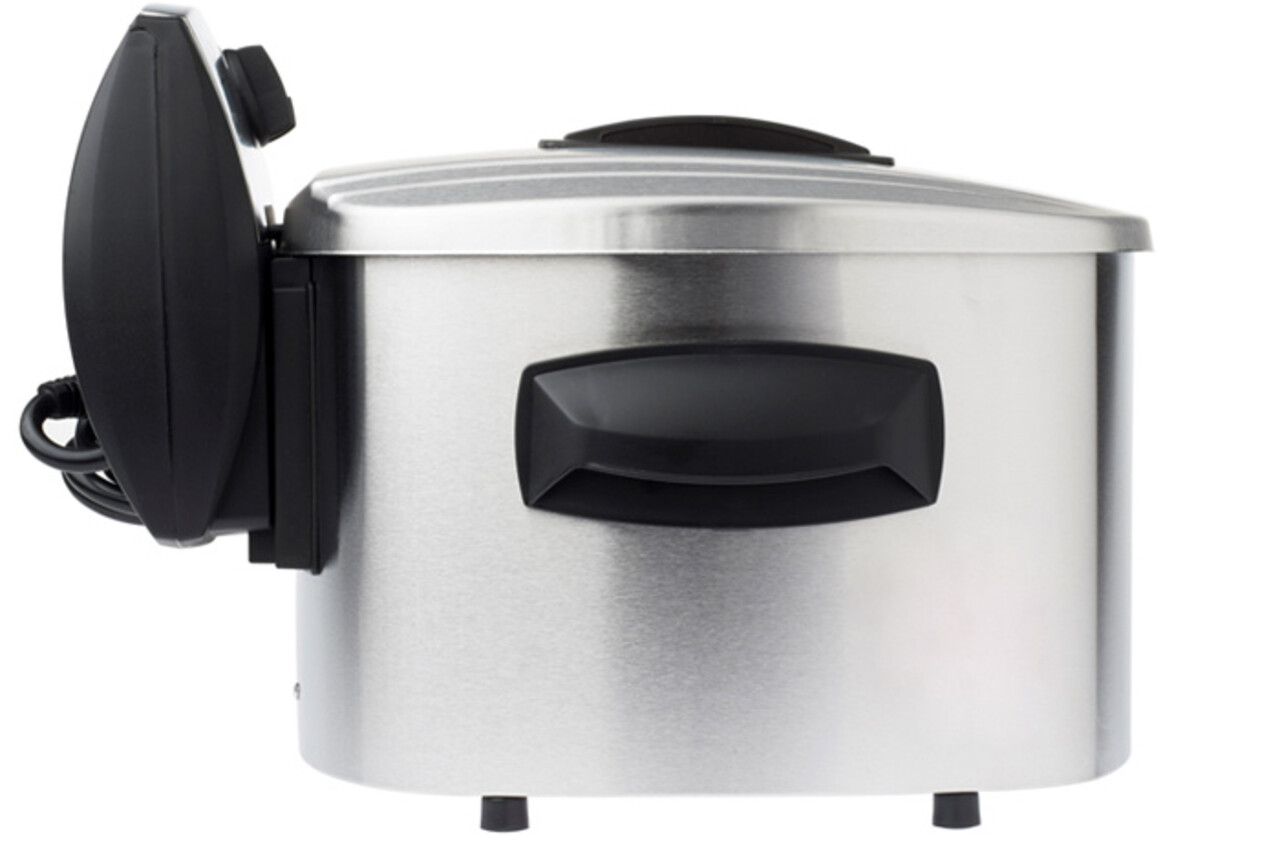 Fritel Friteuse FR 1480 - Frituurpan - 4L - 3000W - Antistofdeksel - 3 tot 5 Pers. - Enkel olie - Rond
