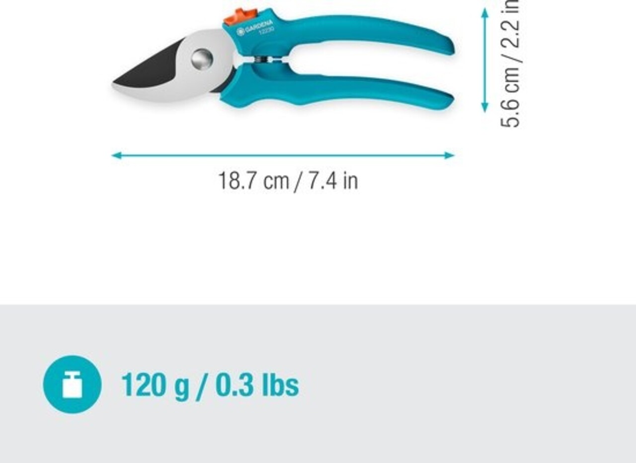 Gardena Gardena - Snoeischaar EasyCut - Bypass-snede - 20 mm snoeidiameter