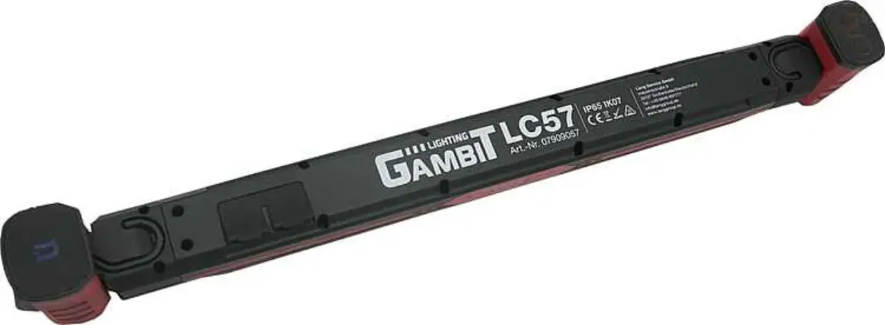 Iwetec Gambit - LC57 - Opbouwlamp Werklamp - 2000 Lumen - IP65 - USB-C - Dimbaar