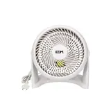 EDM EDM - 2-in-1 Ventilator - Vloer- en Wandmodel - 50W - Wit - Ø18 cm
