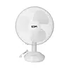 EDM EDM - Tafelventilator - Wit - 35W - Ø30cm - Kunststof