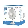 EDM EDM - Tafelventilator - Wit - 35W - Ø30cm - Kunststof