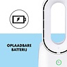 Lifetime Air Lifetime Air - Bladloze Ventilator - Bureau Ventilator - USB-C Oplaadbaar - 5W - LED Mood Light