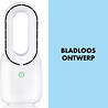 Lifetime Air Lifetime Air - Bladloze Ventilator - Bureau Ventilator - USB-C Oplaadbaar - 5W - LED Mood Light
