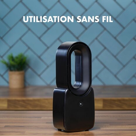 Lifetime Air Lifetime Air - Bladloze Ventilator - Bureau Ventilator - USB-C Oplaadbaar - 5W - LED Mood Light
