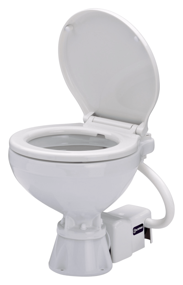 Talamex Talamex - Elektrisch Toilet Standaard - 12V - Keramisch - Wit Talamex Talamex - Elektrisch Toilet Standaard - 12V - Keramisch - Wit