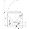 Talamex Talamex - Elektrisch Toilet Standaard - 12V - Keramisch - Wit Talamex Talamex - Elektrisch Toilet Standaard - 12V - Keramisch - Wit