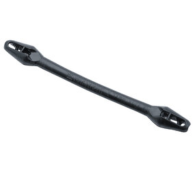 Seilflechter Seilflechter - Rubberen Veerklem / Schokdemper - Voor Touwen Ø 6-12 mm - 39cm - Zwart